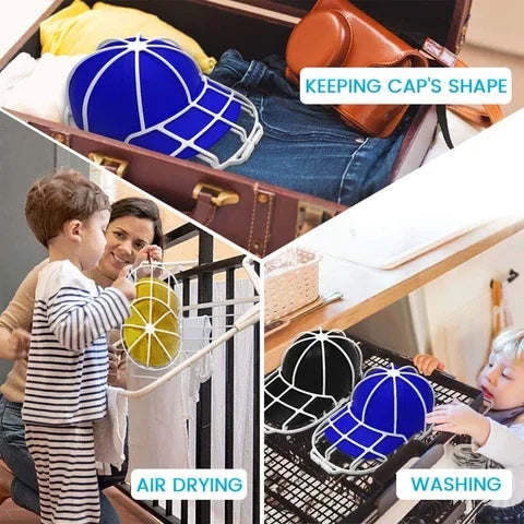 Hat Washer Baseball Cap Cleaner Ball Cap Washer Frame Cage Hat Protector Storage Rack Holder Organizer for Washing Machine